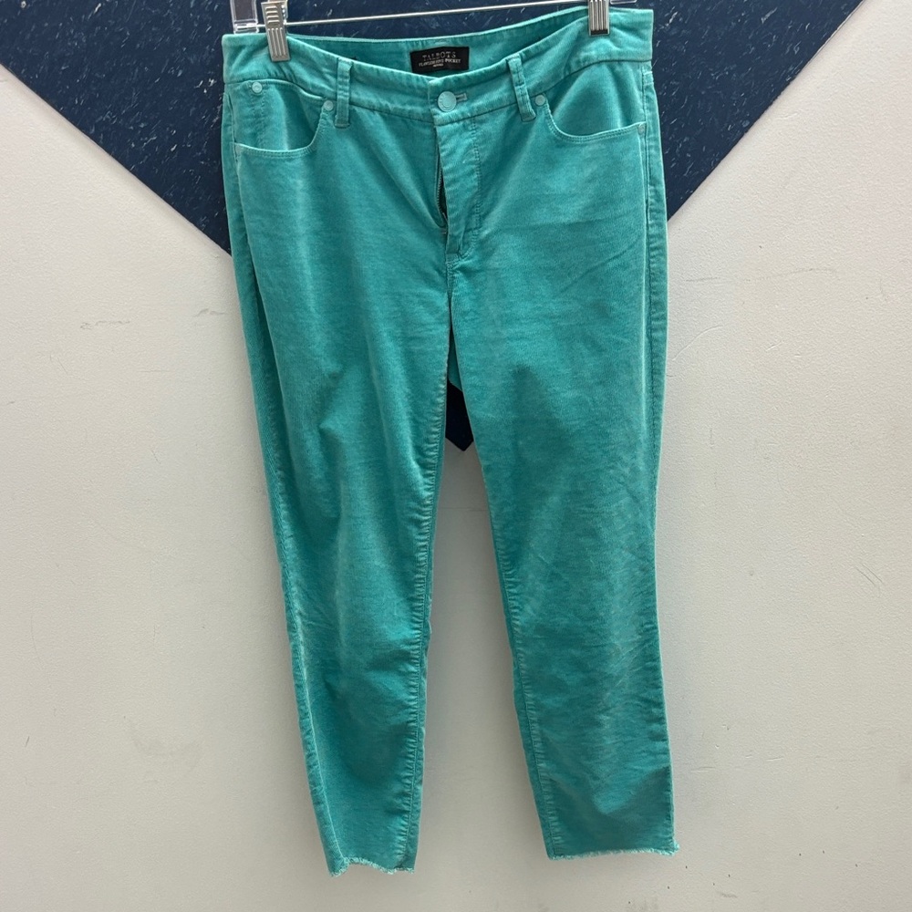 Talbots Aqua Corduroy Pants